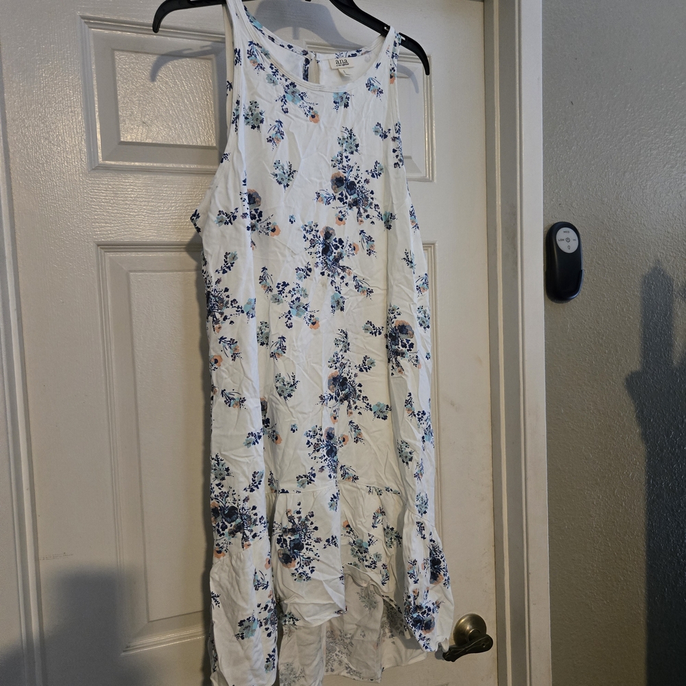a.n.a Women's White Floral Dress